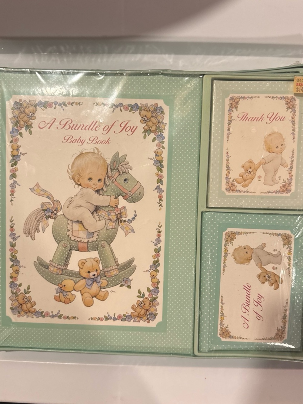 A Bundle of Joy Baby Book Gift Set - Mint Green
